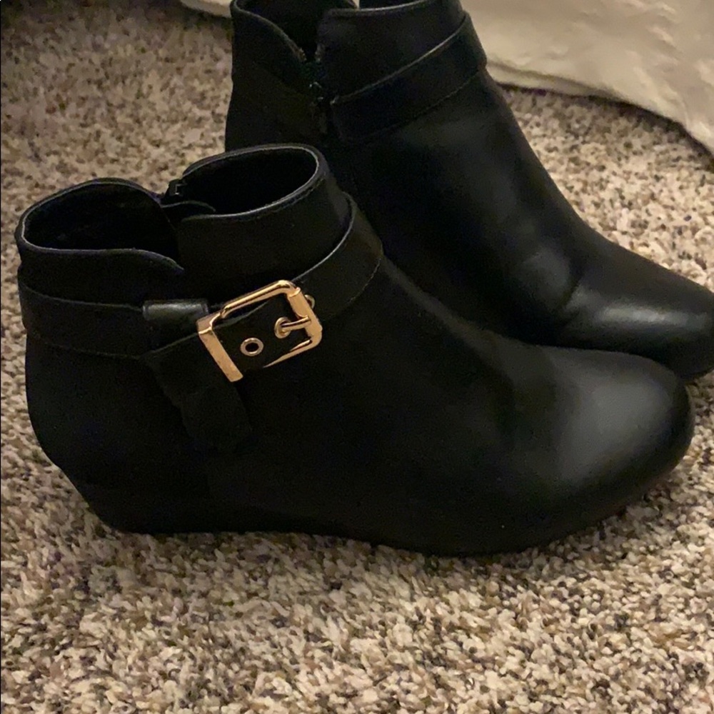 Black booties